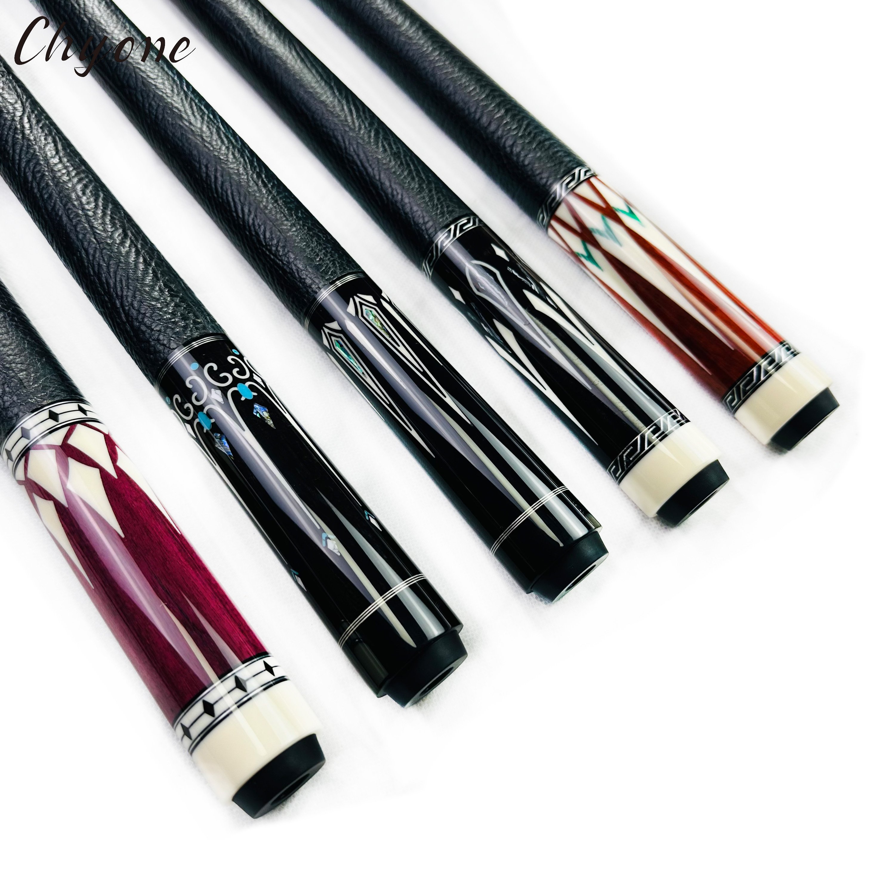 Billiard Cue Chyone Canadian Hard Maple Carbon Core Shafts 1/2 Joint Inlay Carom Cues Straight Pool Cues
