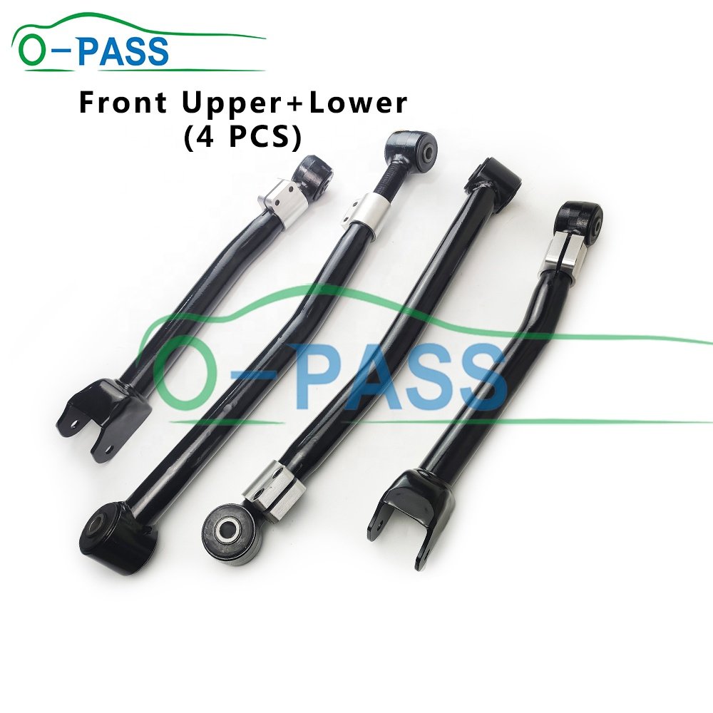 4 Pieces Adjustable Control Arm for Jeep Wrangler JL 4x4 Suv 2018- 68277341AB 68460069AA 68250242AA 68247741AA
