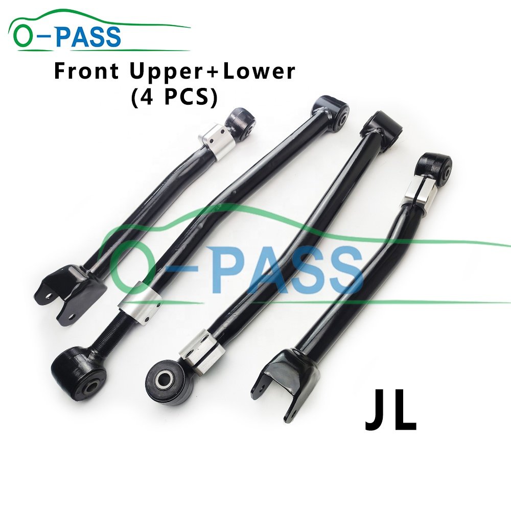 4 Pieces Adjustable Control Arm for Jeep Wrangler JL 4x4 Suv 2018- 68277341AB 68460069AA 68250242AA 68247741AA