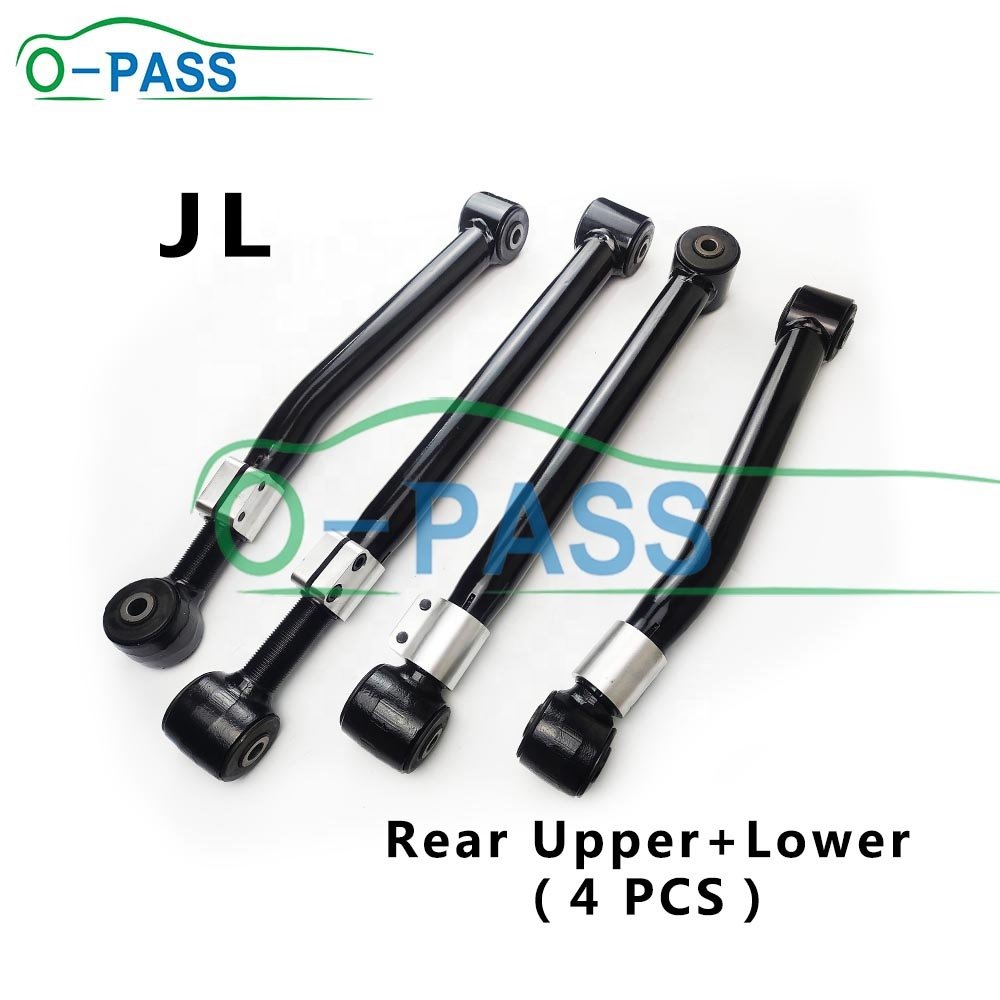 4 Pieces Adjustable Control Arm for Jeep Wrangler JL 4x4 Suv 2018- 68277341AB 68460069AA 68250242AA 68247741AA