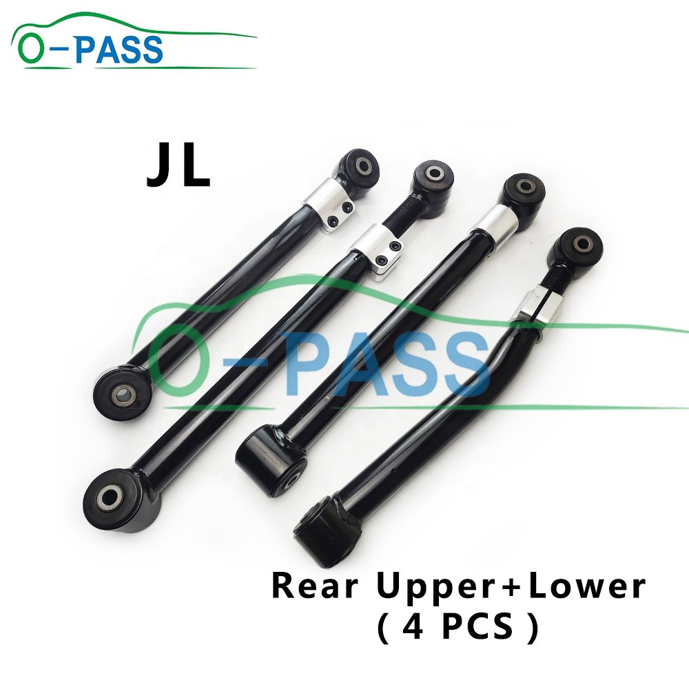 4 Pieces Adjustable Control Arm for Jeep Wrangler JL 4x4 Suv 2018- 68277341AB 68460069AA 68250242AA 68247741AA
