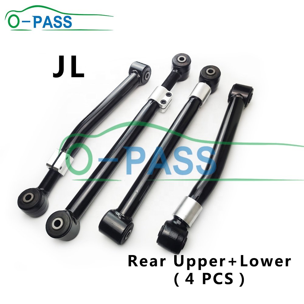 4 Pieces Adjustable Control Arm for Jeep Wrangler JL 4x4 Suv 2018- 68277341AB 68460069AA 68250242AA 68247741AA