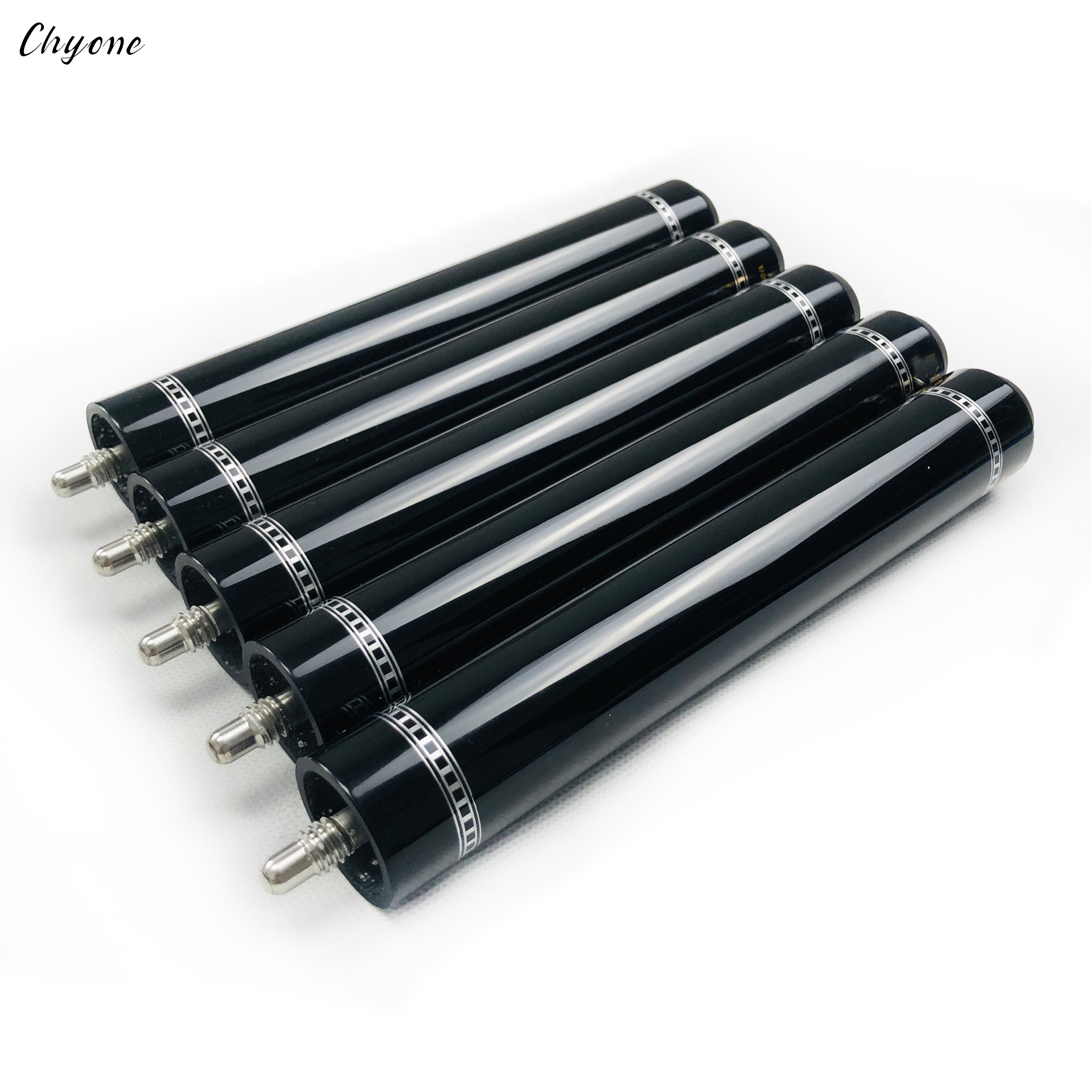 Pool Cue Extension Chyone Custom 8inch / 10inch Black Ebony Wood Quick Release Billiard Cue Extensions Carom Cue Extensions