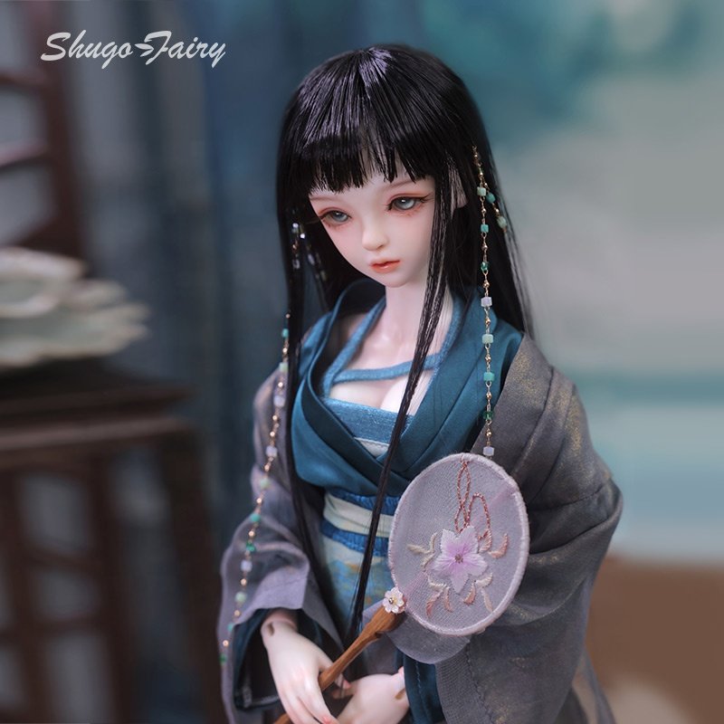 Shuga Fairy Celia 1/4 BJD Doll - Tea Room Casual Style Fashion Ball Jointed Doll with Big Boobs Bjd Doll Full Set Bjd 1/4 Toys