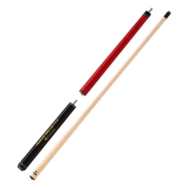 Integrated Critical Jumping Eight Big Head Black Cue for Pool Explosive Ball Charging with Cocobolo Butt Sleeve