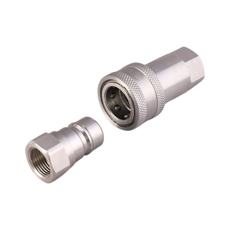 1/2'' Hydraulic Quick Connect Coupling BSP Quick Connector ISO7241-A Stainless Steel 316 Quick Joint Complete Sets Manufacturer