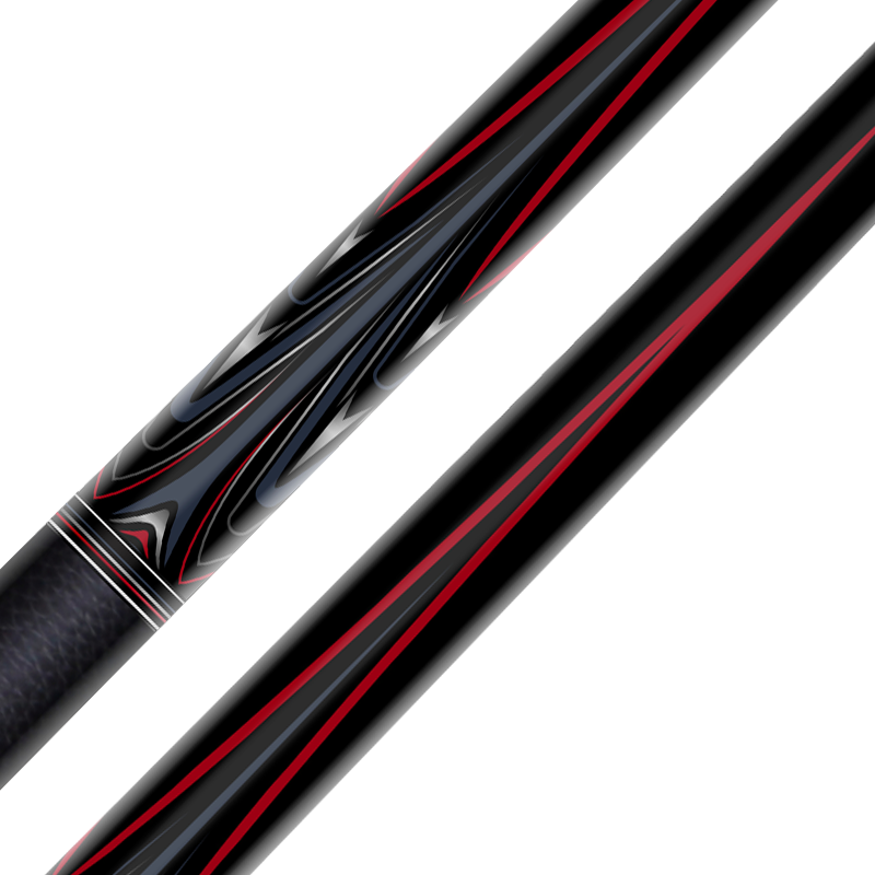 TQG-LC-C1-2 Maple Butt Snooker Pool Cue with Multiple Billiards Joints Carbon Fiber and Stainless Steel for Multiple Games