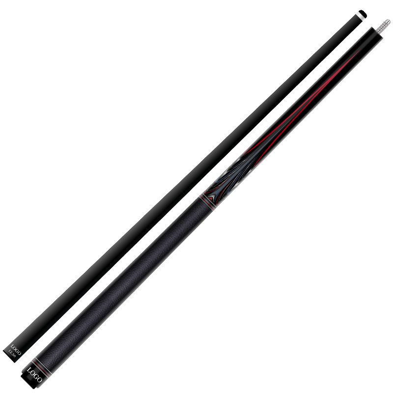 TQG-LC-C1-2 Maple Butt Snooker Pool Cue with Multiple Billiards Joints Carbon Fiber and Stainless Steel for Multiple Games