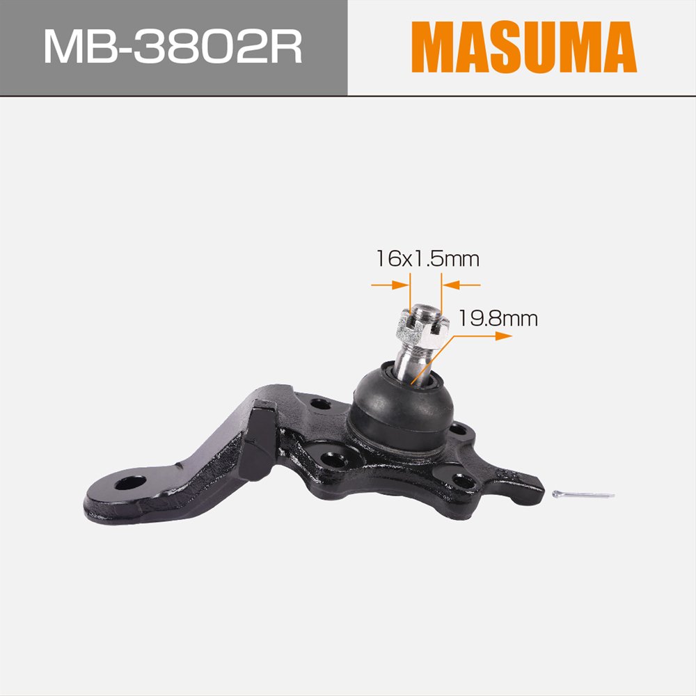 MB-3802R MASUMA Auto Suspension Systems Lower Left Ball Joint 43330-39415 43330-39415 4333039585 for TOYOTA 4RUNNER