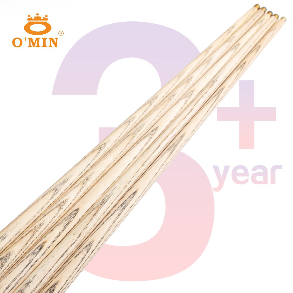 O'MIN GUNMAN 3/4 Piece Snooker Billiard Cue Kit Case with Telescopic Extension 9.5-10mm Tip Snooker Stick Cue