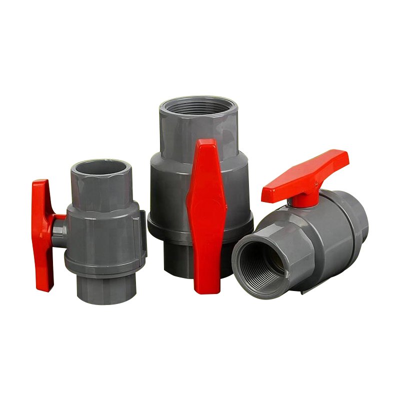PNTEK Best Price Two Pieces Ball Valve Manufacturer Rubber 1inch Joint Plastic CPVC Two Pieces Ball Valve for Irrigation System