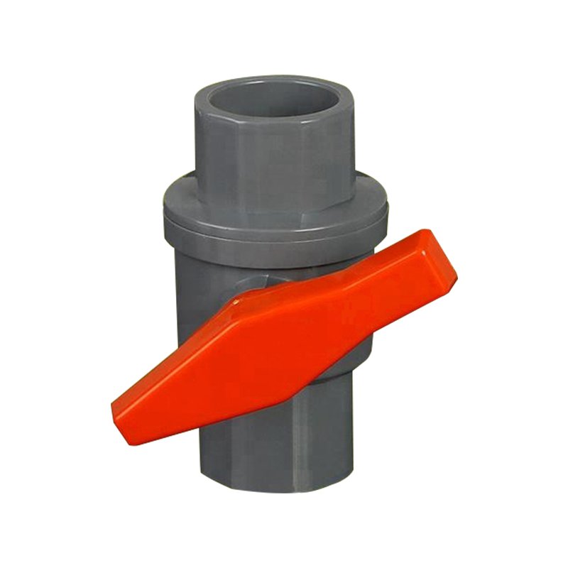 PNTEK Best Price Two Pieces Ball Valve Manufacturer Rubber 1inch Joint Plastic CPVC Two Pieces Ball Valve for Irrigation System