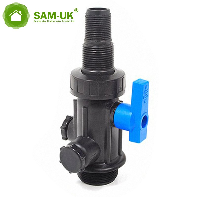 3/4"-1" Strength Factory Product pp Male Threaded Multi Joint of Water tank High Pressure Plastic Ball Valves