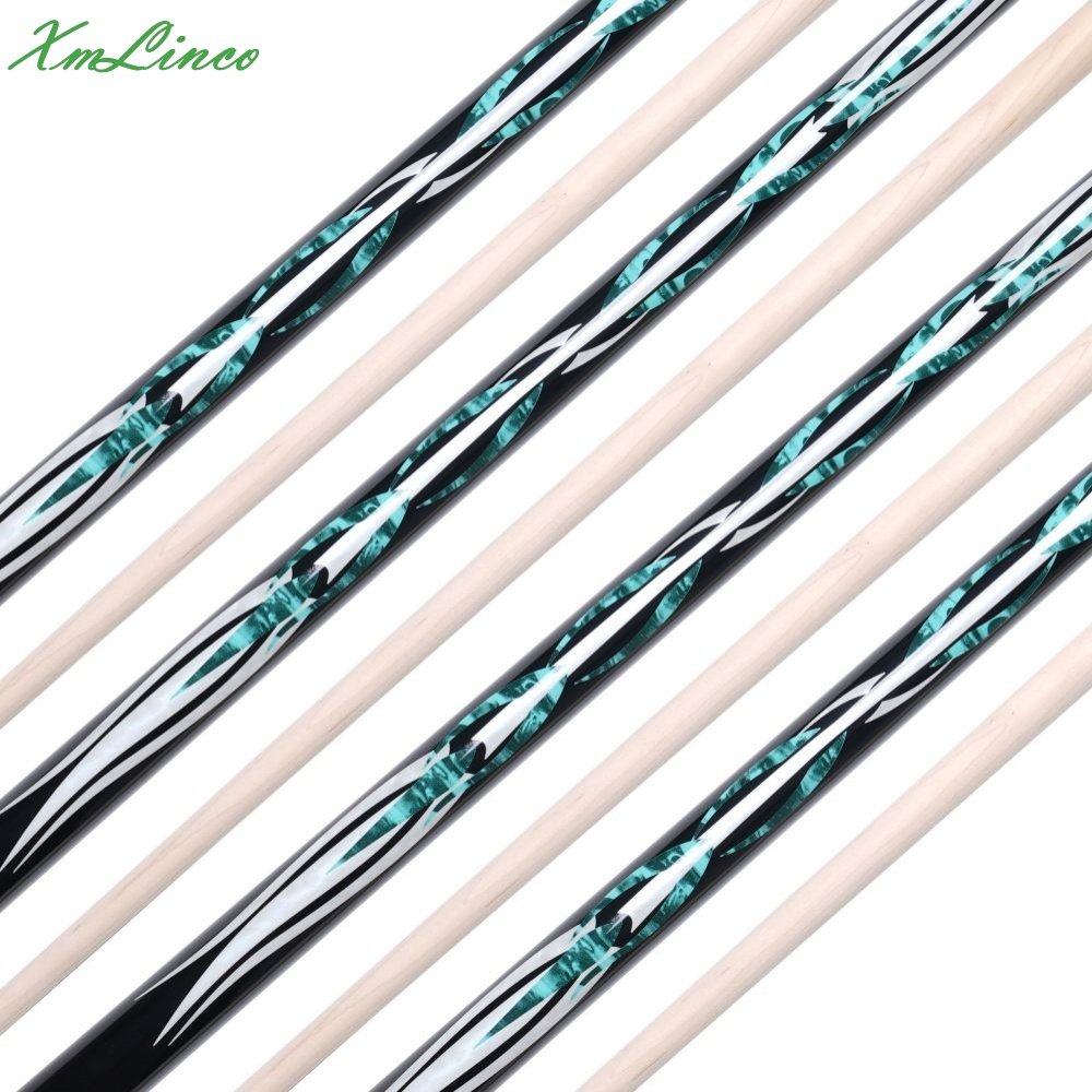 Xmlinco New Customized Carom Pool Cue 12mmTip Size High Grade Sticker VP2 Pin 142cm Hard Maple Shaft 142cm