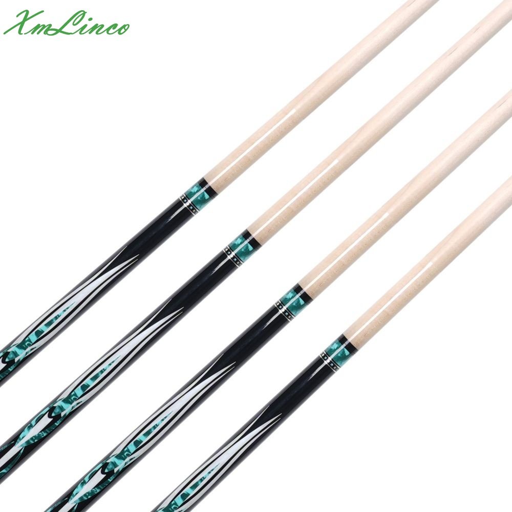Xmlinco New Customized Carom Pool Cue 12mmTip Size High Grade Sticker VP2 Pin 142cm Hard Maple Shaft 142cm