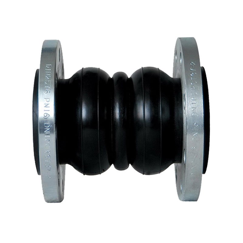 Bellow Flexible Connect China Manufacture Flange Soft Connector Shock Absorber Rubber Expansion Joints Double Ball