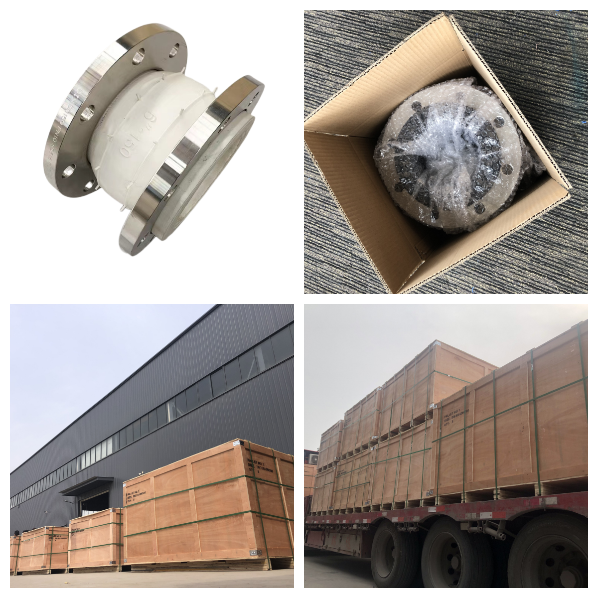 Factory Direct Food Grade Rubber Single Ball Flexible Flange Connection Rubber Expansion Joints