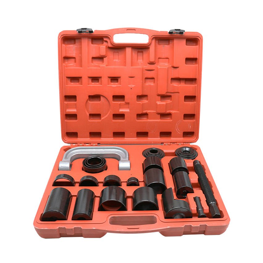 21 Pcs Master Adaptor Set with C-Press Ball Joint Service Kit Removal Tool Kit Ball Head Bearing Puller Set