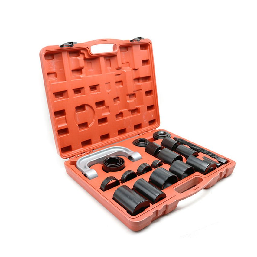 21 Pcs Master Adaptor Set with C-Press Ball Joint Service Kit Removal Tool Kit Ball Head Bearing Puller Set
