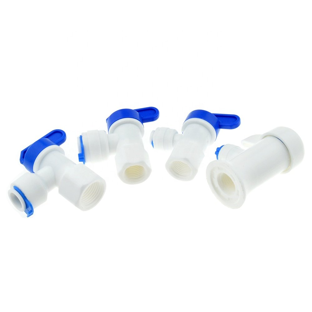 Ro Spare Parts Water Filter Hose Pipe Connector Plastic Ball Valve