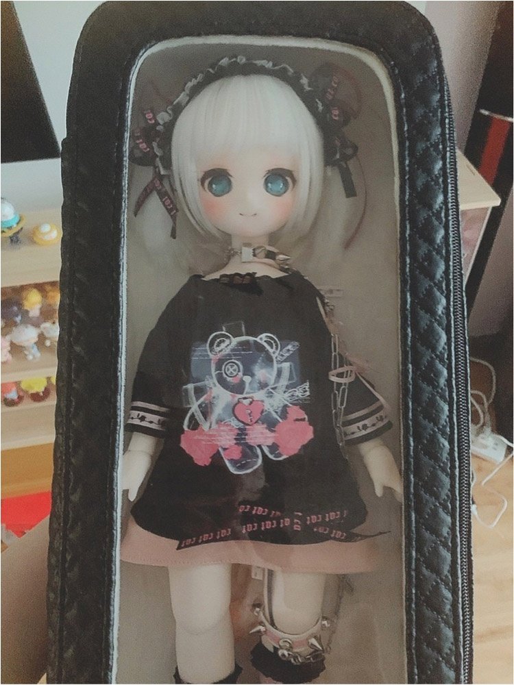 Custom Cute Blythe DOLL BAG Box Latest Fashion for Bjd 1/4 1/6 Doll Carry Case Shoulder Bag Clear Display Ita Bag Leather