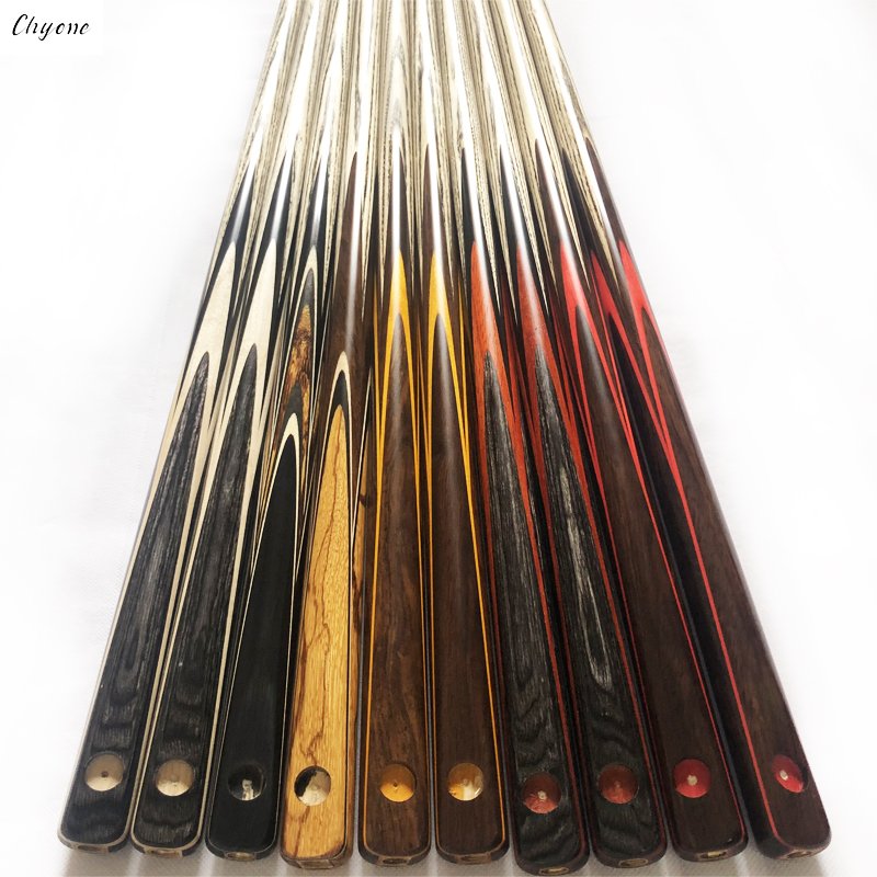 Chyone 7mm-8mm Professional High Quality Inlay Snooker Cue 3/4 Joint Cheap Snooker Cue