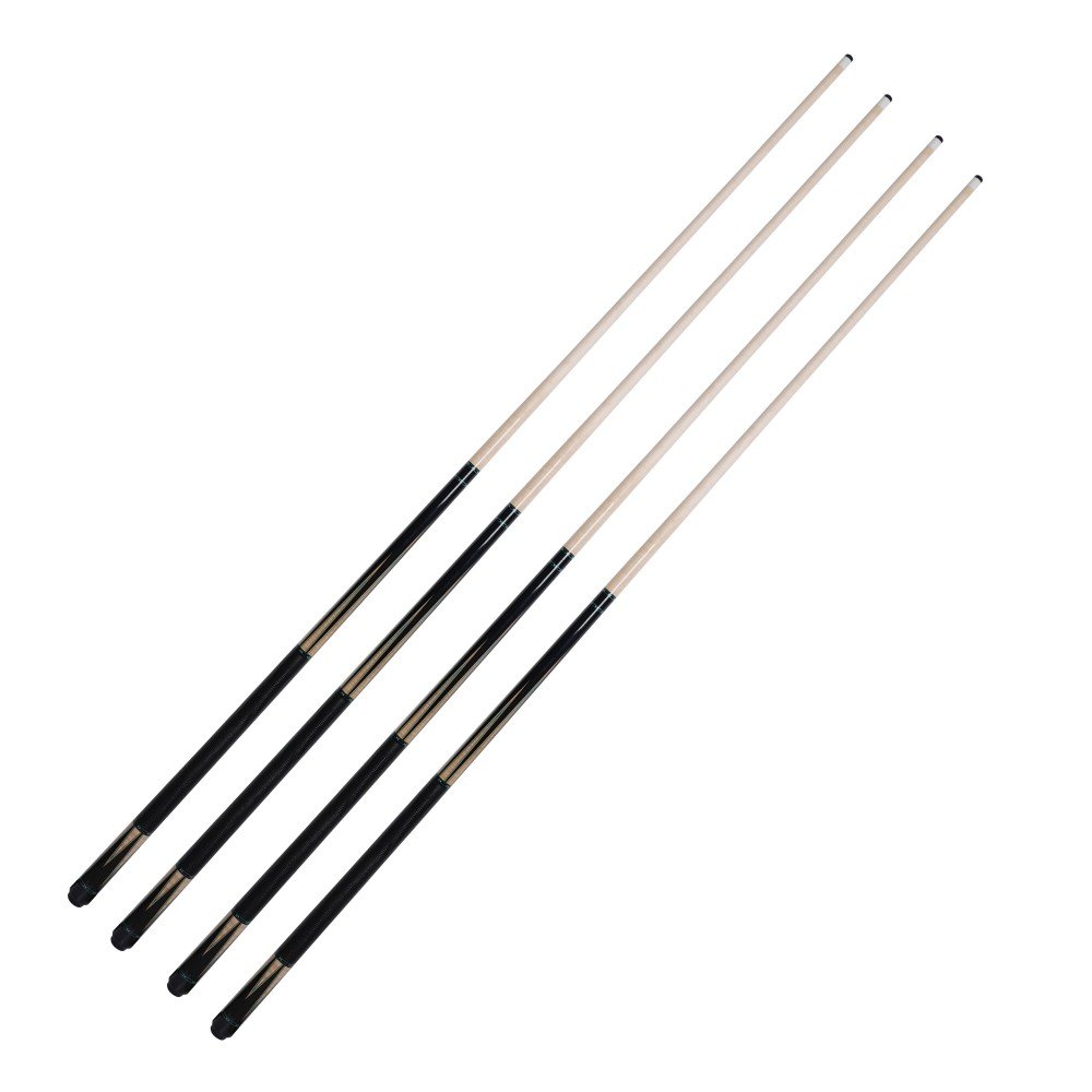 CUEELF Professional Straight Inlay Pool Cue Luxury Ebony with Curly 58" Billiard Pool Cue Stick Solid Wood