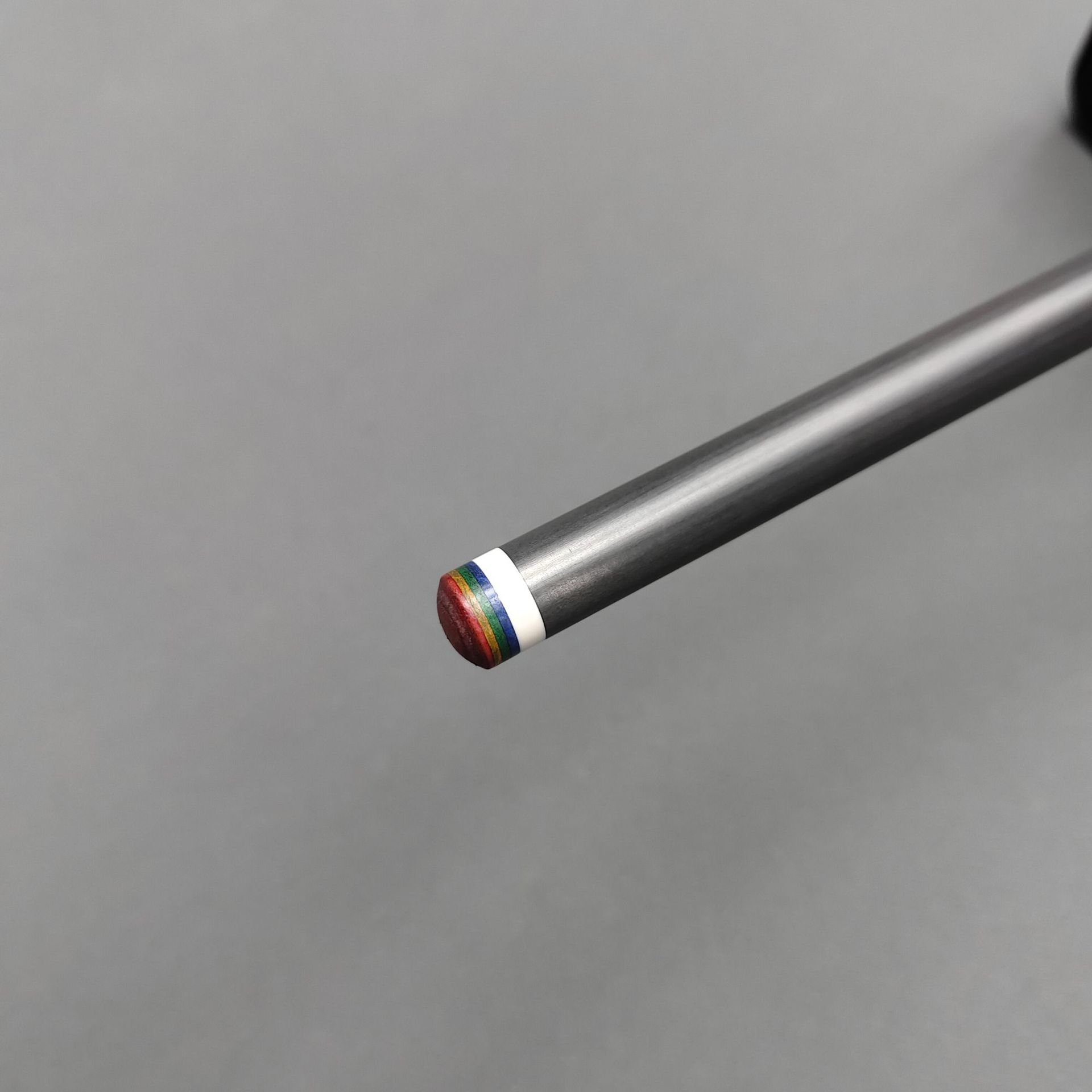 High Quality 1/2 Split Steel Joint 12.75Mm High-End Pure Carbon Fiber Pool Cue Stick
