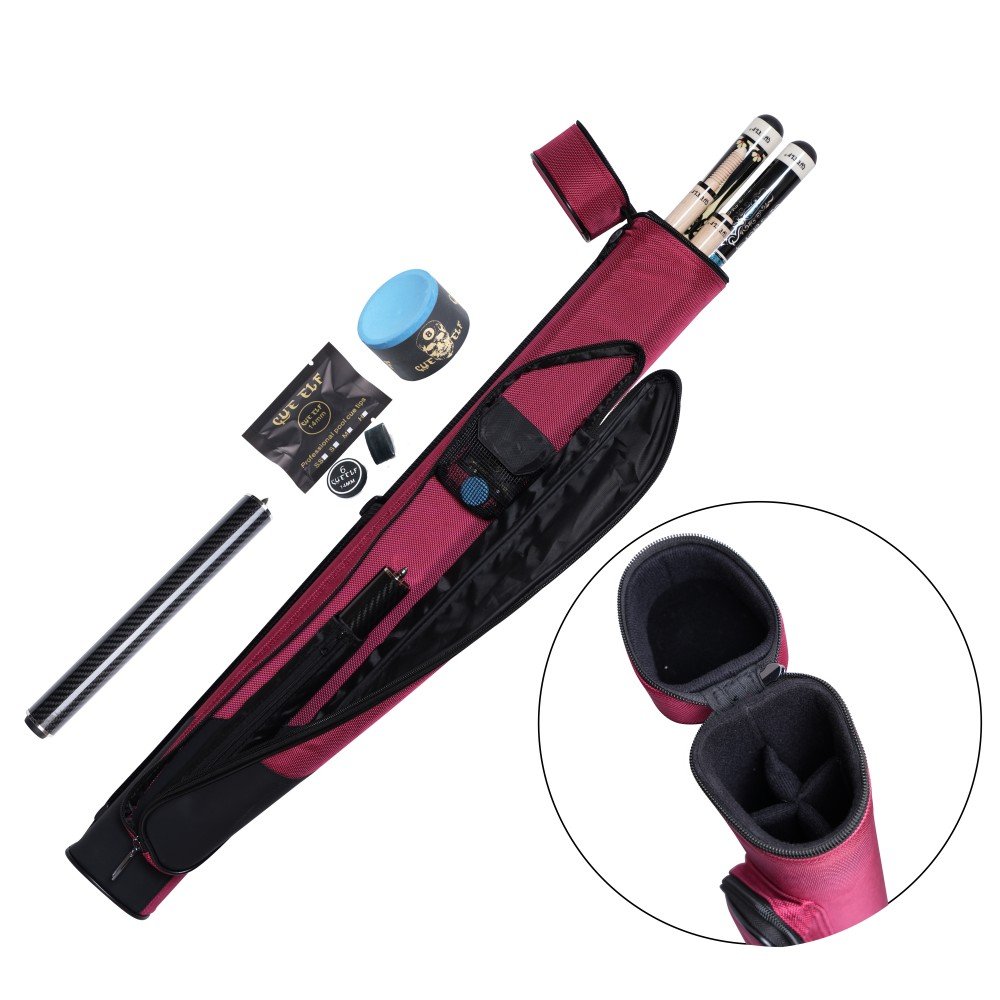 Xmlinco Expert 2x2 Deluxe Hard Billiard Pool Cue Stick Carrying Case Billiard Cue Case Billiards Accessories