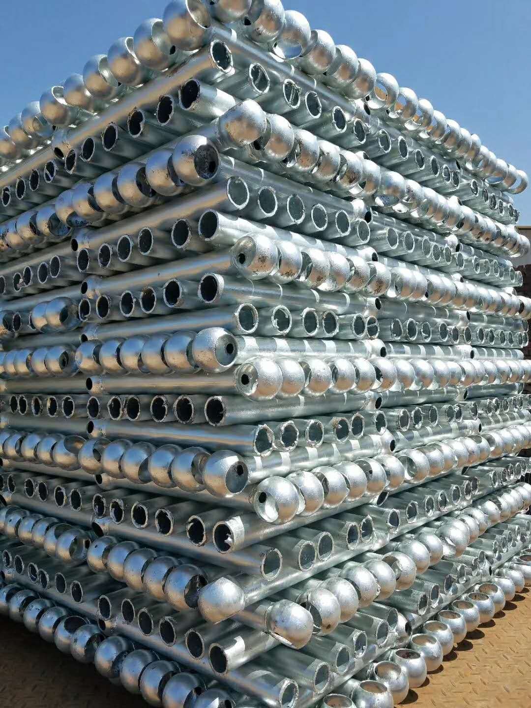 Ball Guardrails Stair Stepping Platform Galvanized Ball Joint Handrails Railing