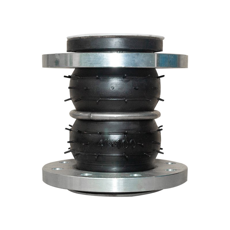 Epdm/nr/nbr/iir Rubber Joint Coupling Pipeline Double Ball Rubber Bellow Expansion Joint