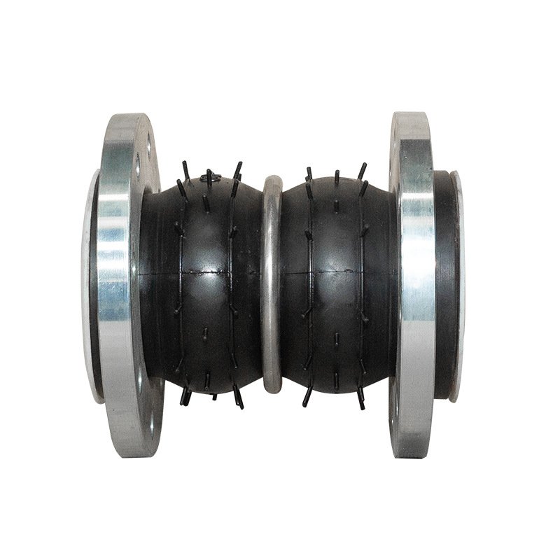 Epdm/nr/nbr/iir Rubber Joint Coupling Pipeline Double Ball Rubber Bellow Expansion Joint