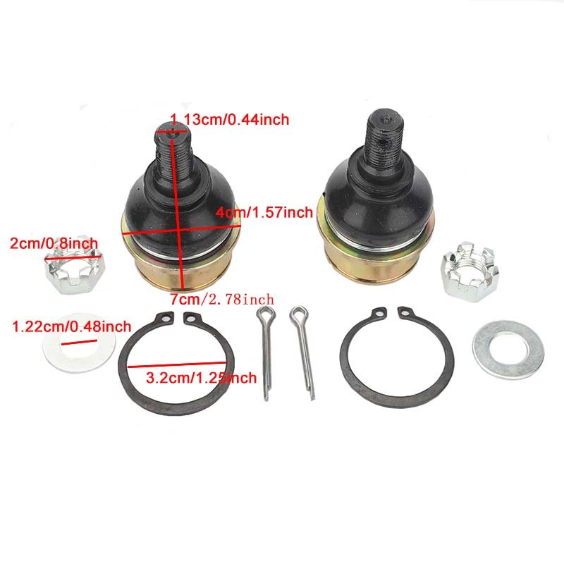 Ball Joint for Honda Rancher 350 400 420 TRX350 TRX400 TRX420 Replace # 51355-HN0-A01 51375-HP5-601