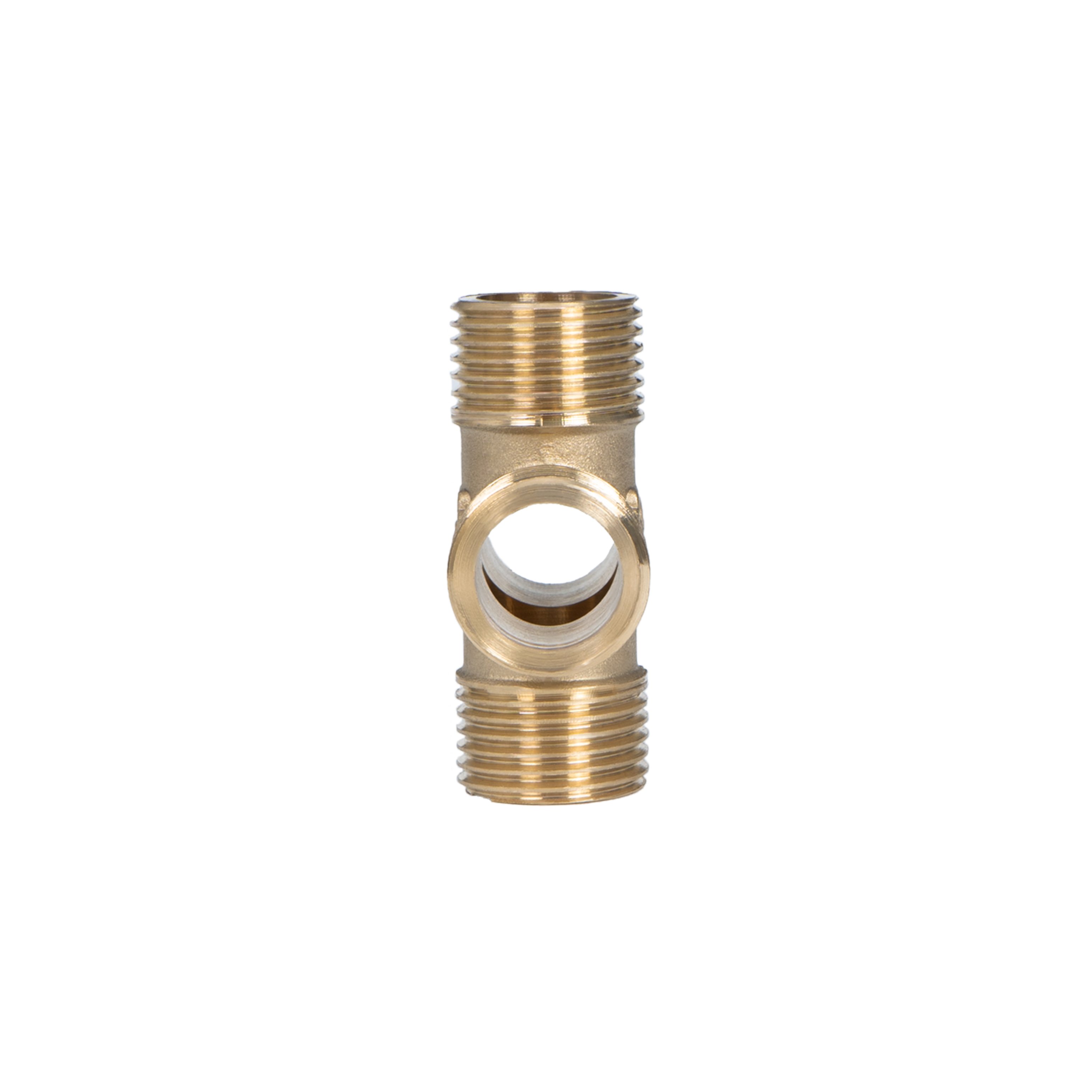 2025 Durable Low Lead Brass 4 Way Crossing Joint Manual Power Ball for HVAC Industry High Temperature Water Media