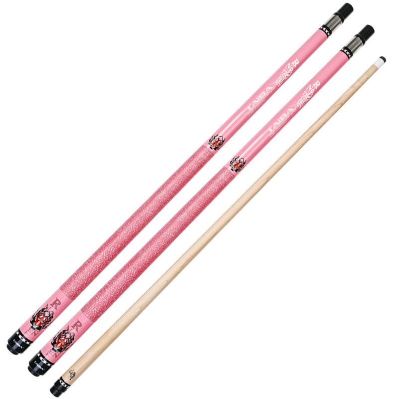 Big Head Billiard Cue Pink String North America Maple Center Joint Chinese Black Eight Nine-Ball Snooker Cue