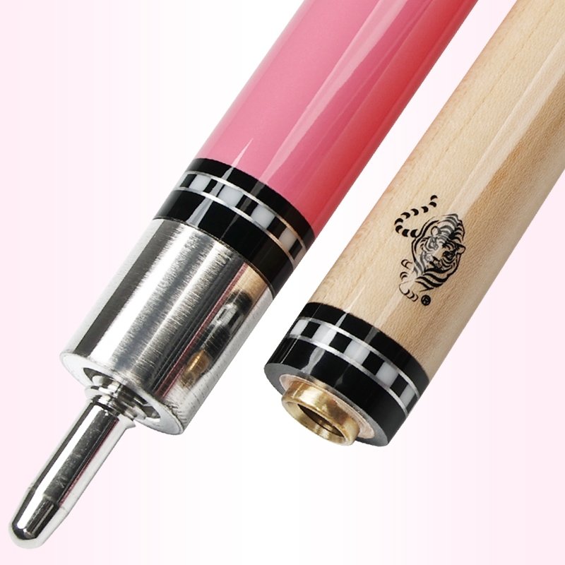 Big Head Billiard Cue Pink String North America Maple Center Joint Chinese Black Eight Nine-Ball Snooker Cue