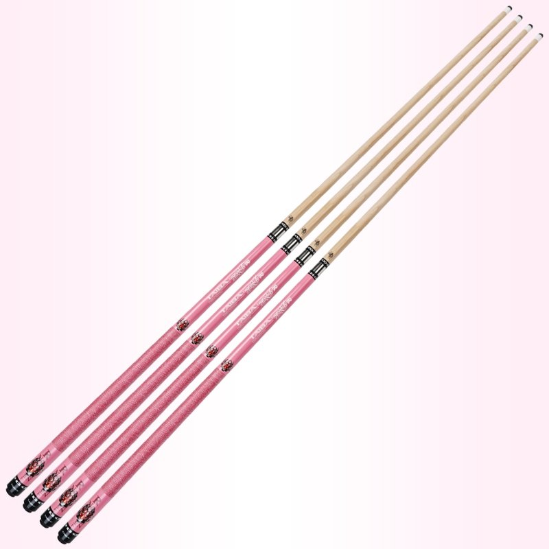 Big Head Billiard Cue Pink String North America Maple Center Joint Chinese Black Eight Nine-Ball Snooker Cue