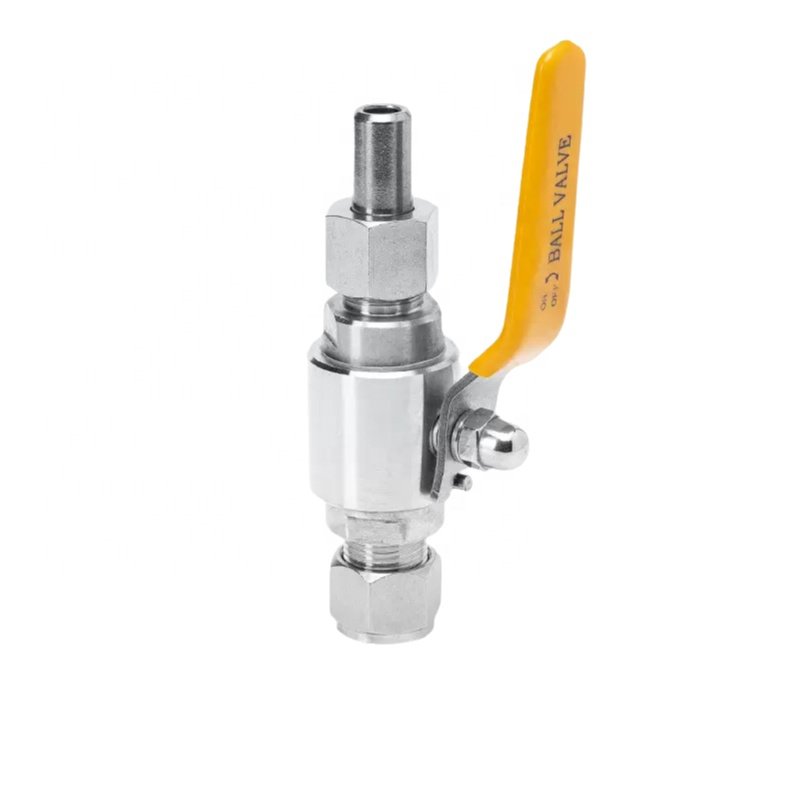 Silver Stainless Steel QGY2-64P Ball Valve Manual Power Live Joint Internal Thread Welding Sleeve OEM Customizable General