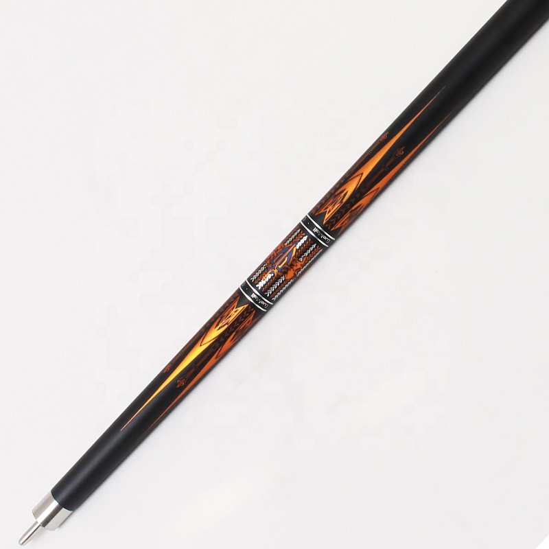 TQG-CM-092-1 High Quality 1/2 Joint Leather Hot Sale Snooker Billiard Cue Stick Grip Ball Accessories Carbon Fiber Cue