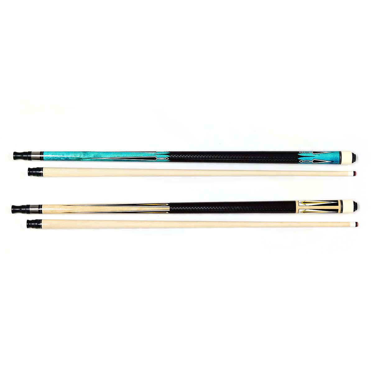 New Arrival Wholesale Price 1/2 Billiard Maple Wood Pool Cue Sticks 58Inch Length 11.5mm Tip for Sale