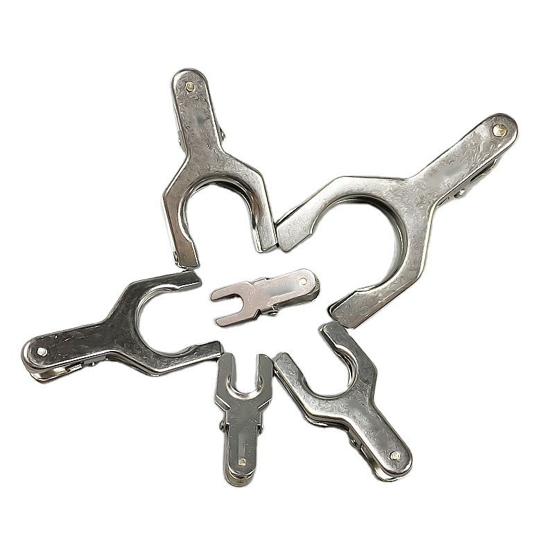 OEM Experimental Ball Interface Entrained Top Wire Stainless Steel Ball Mill Clamp