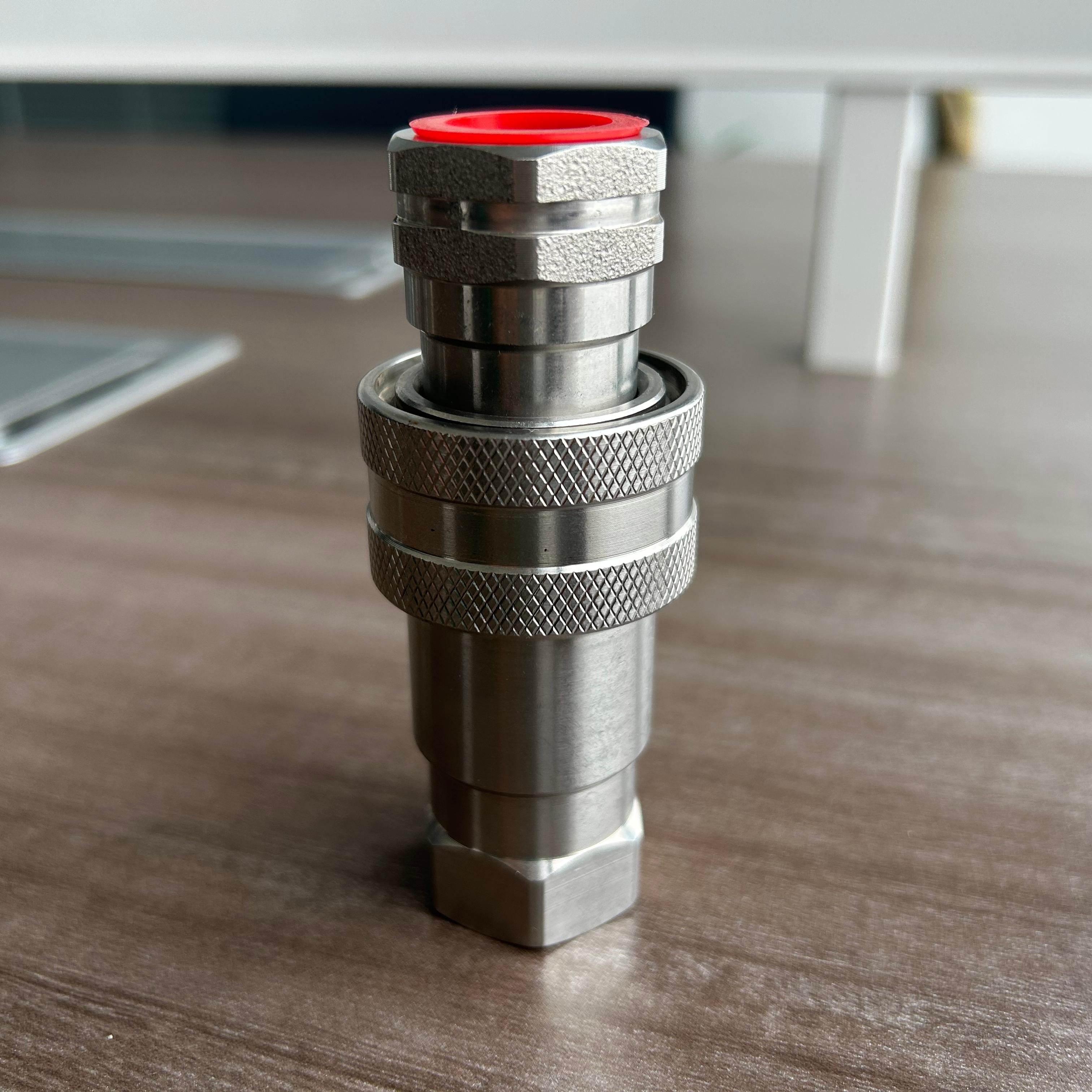 Hydraulic Coupling ISO 7241-A Quick Pipe Hose Connectors Pressure Release Coupling Tool for Agricultural Equipment