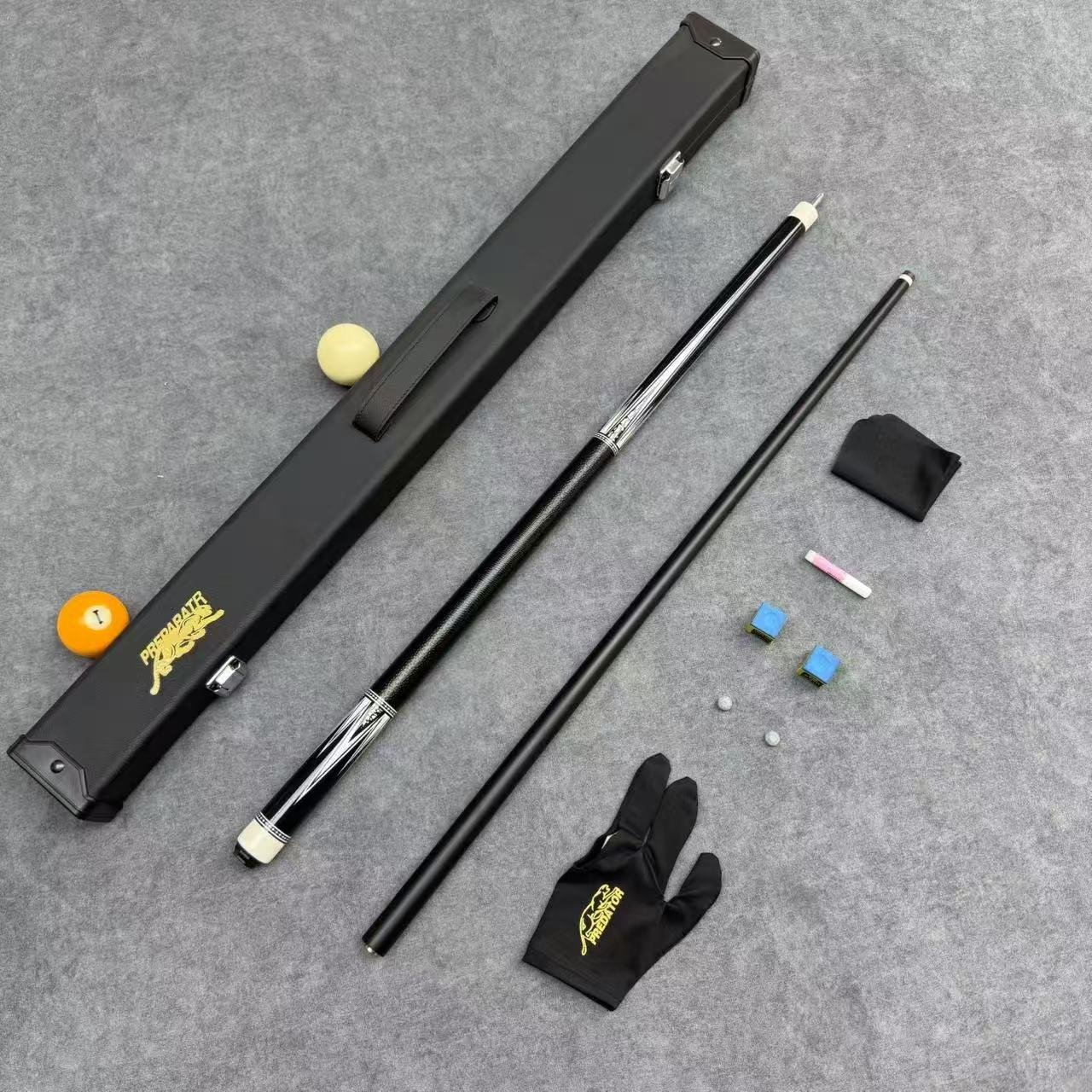 Wholesale Billiards Sports Equipment Black Technology Snooker Cue 10 11.5 13Mm Canadian Hard Maple Billiard Pool Cue Stick