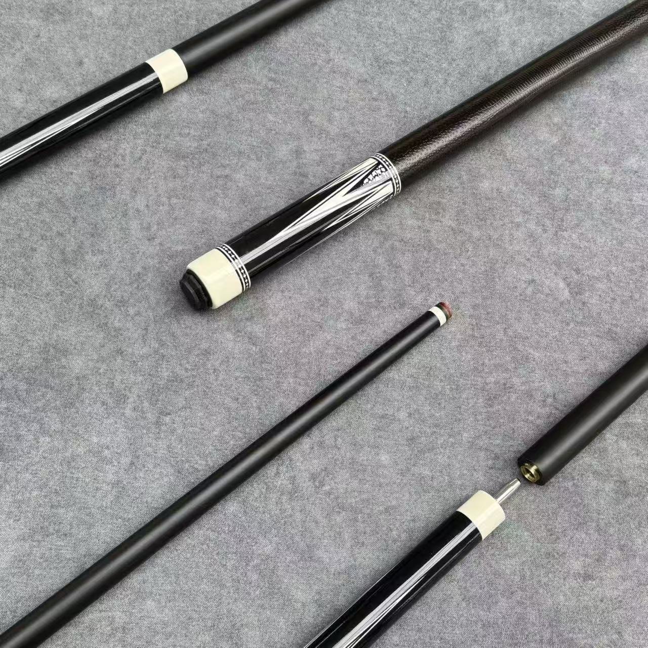 Wholesale Billiards Sports Equipment Black Technology Snooker Cue 10 11.5 13Mm Canadian Hard Maple Billiard Pool Cue Stick