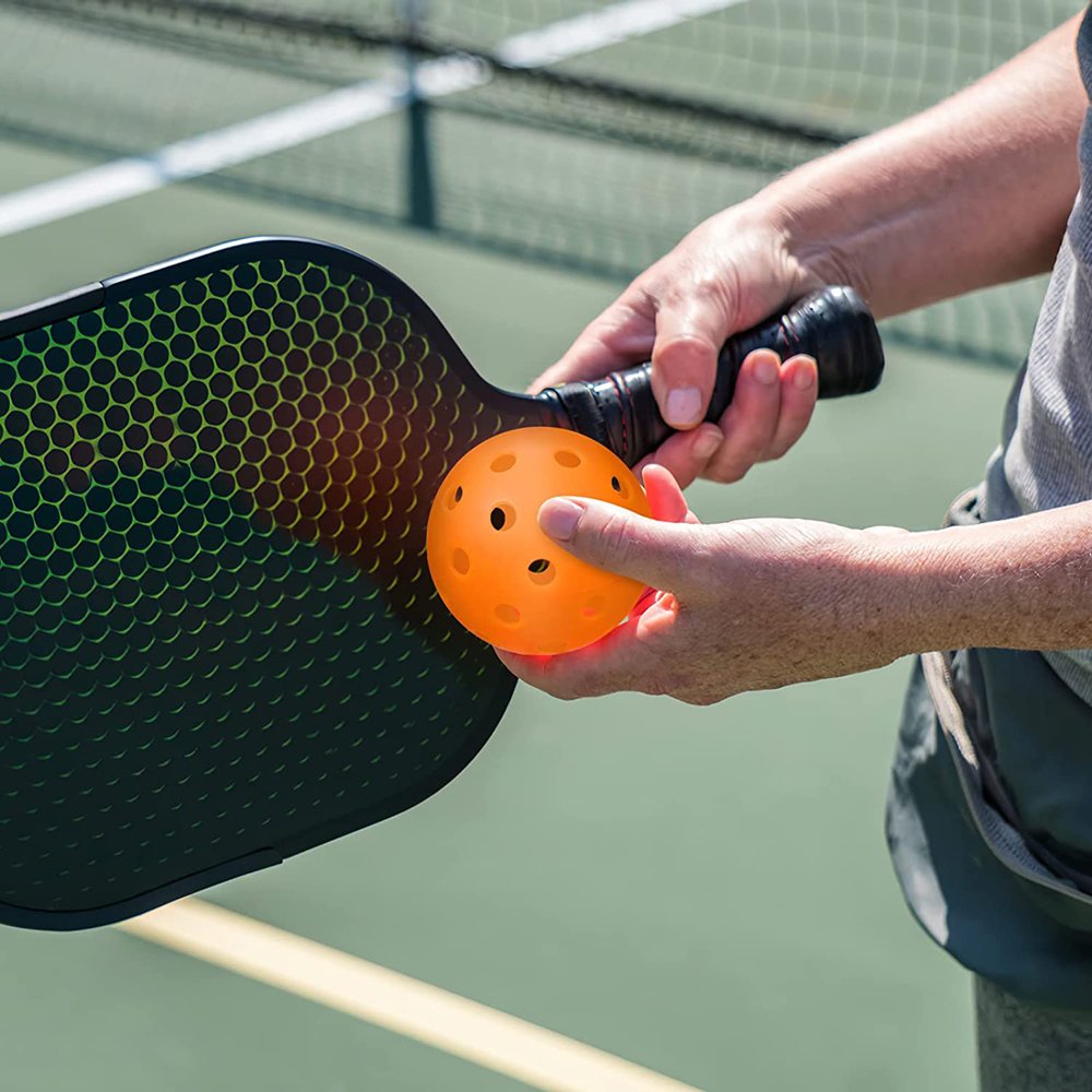 Pickleball Balls Outdoor Pickleball Balls, Pickleballs Meet UASPA Requirement 40 Holes Balls, Mixed-Colours