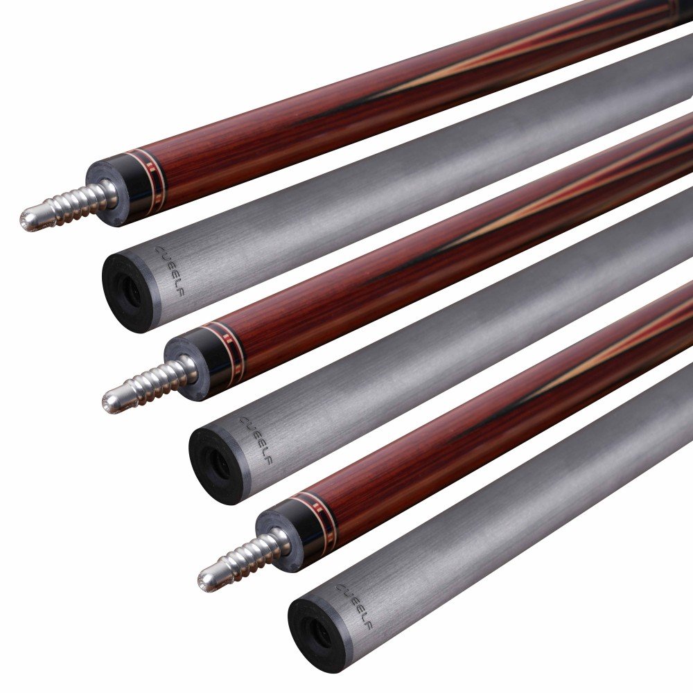 Cueelf Cocobolo With Ebony Lizard Leather Grip High Quality Carbon Cue 58"Billiard Cue Pool Cue Stick