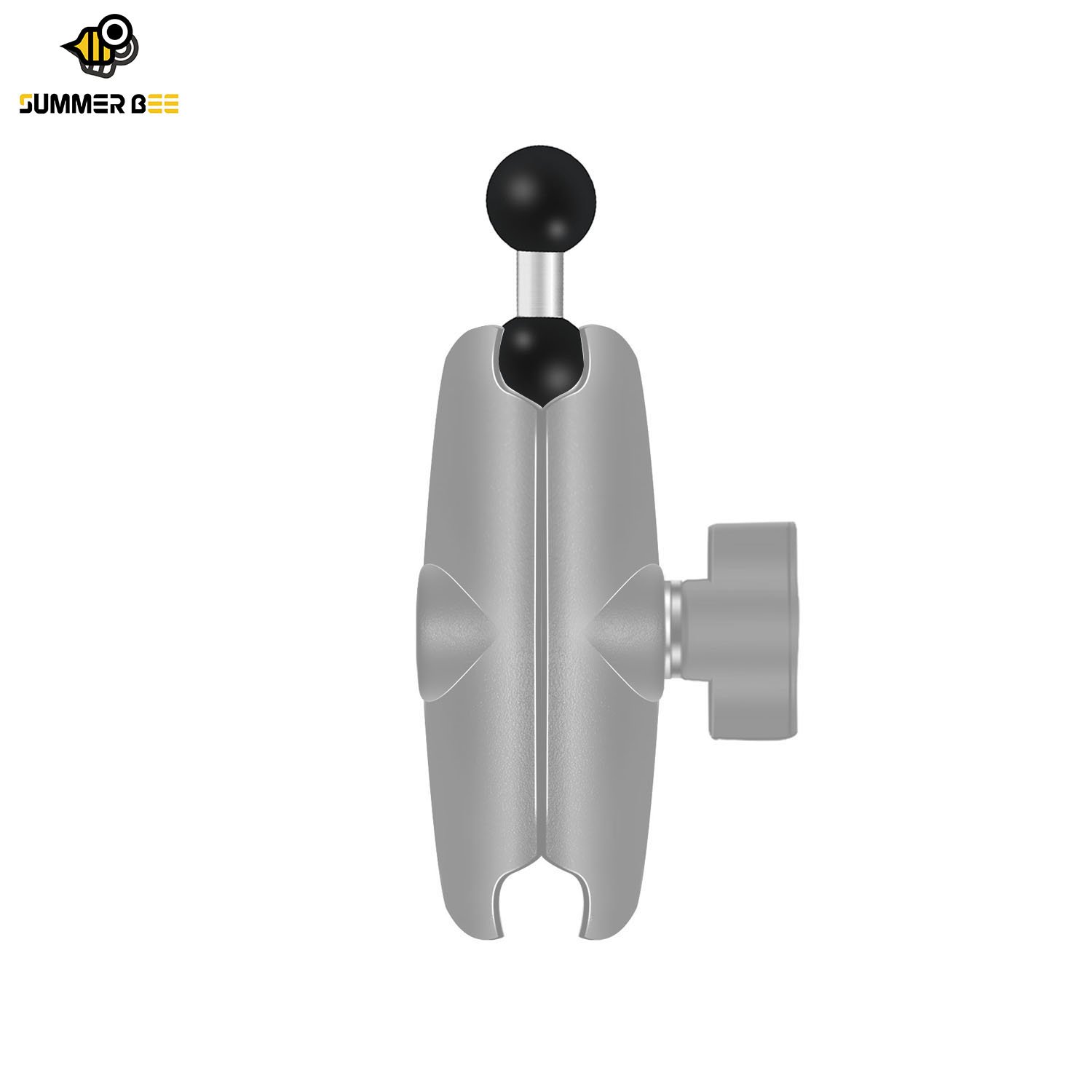 Summer Bee 1inch Ball Mount 25mm to 25mm Double Socket Mounting Adapter Mobile Phone/Device Connector 1"Ball Joint Motorcycle