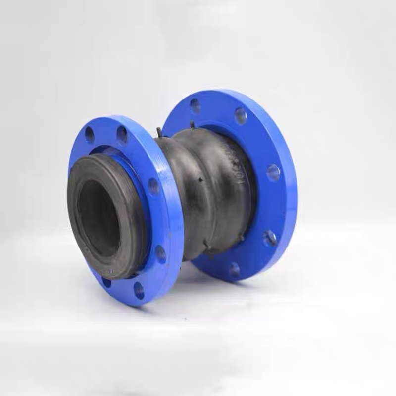 High Pressure PN16 Flange Rubber Galvanised Carbon Steel 50MM Pipe Fittings Double Ball Rubber Flexible Joint Shock-Absorbing