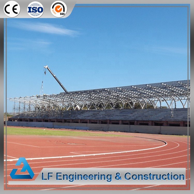 Steel Frame Bolt-ball Jointed Flat Truss Stadium Roofing