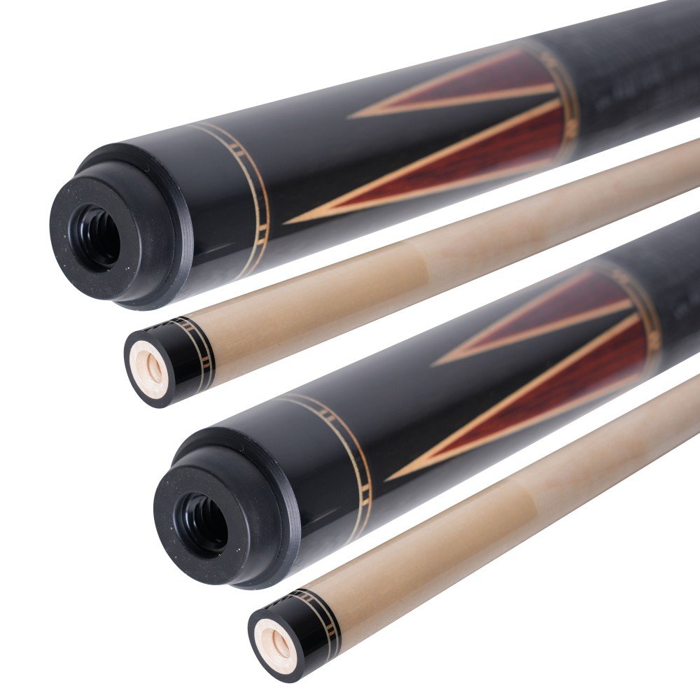 Cueelf Fashion Luxury Solid Wood Pool Cue Stick Inlay Design Cocobolo with Ebony Lizard Skin Grip Billiard Pool Cue